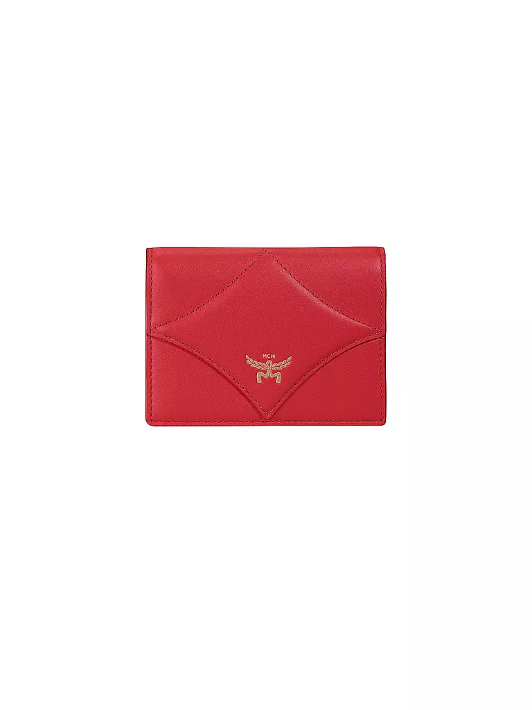 MCM | Portefeuille DIAMOND Small | rot