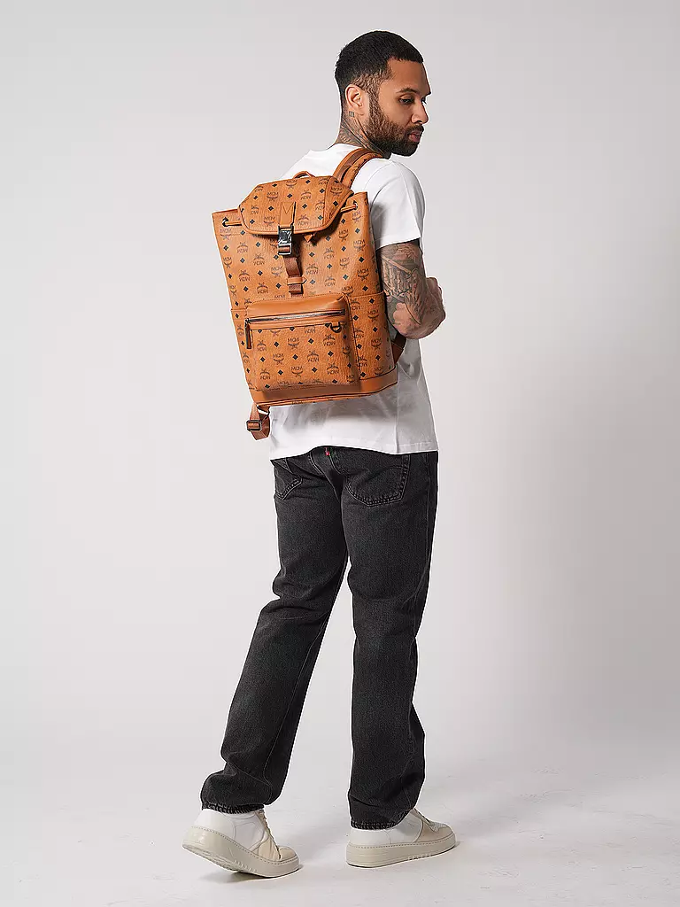 MCM | Sac à dos BRANDENBURG | Marron clair