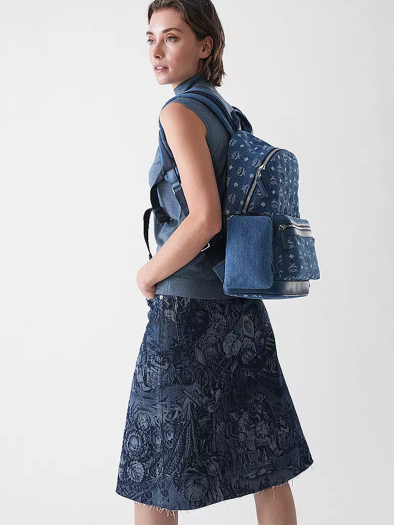 MCM | Sac à dos STARK Medium | Bleu