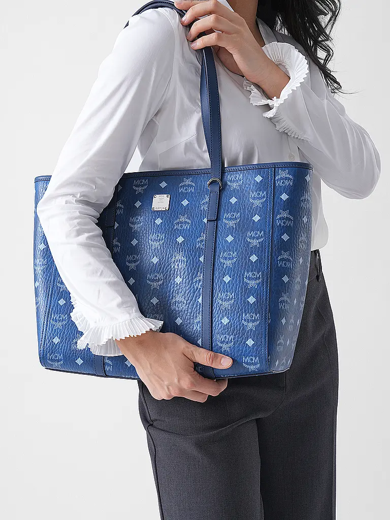 MCM | Sac - Shopper TONI Medium | Bleu