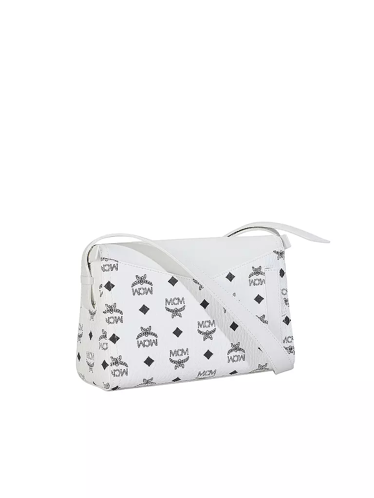 MCM | Sac en cuir - Sac bandoulière DIAMANT Small | Blanc