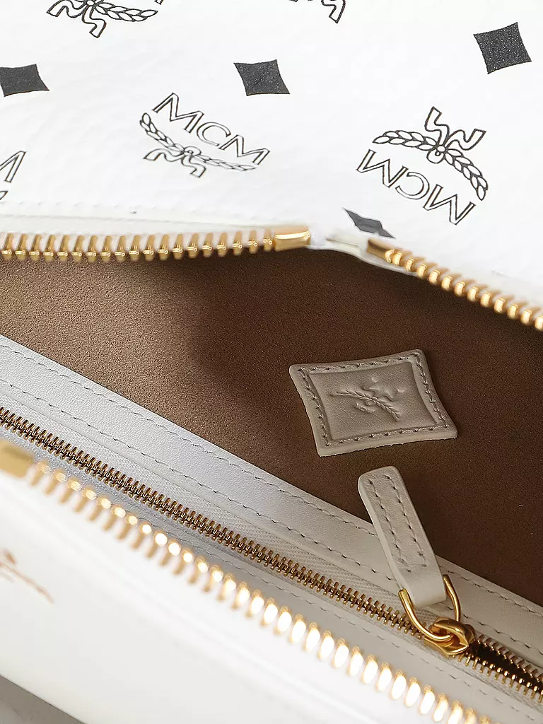 MCM | Sac en cuir - Sac bandoulière DIAMANT Small | Blanc