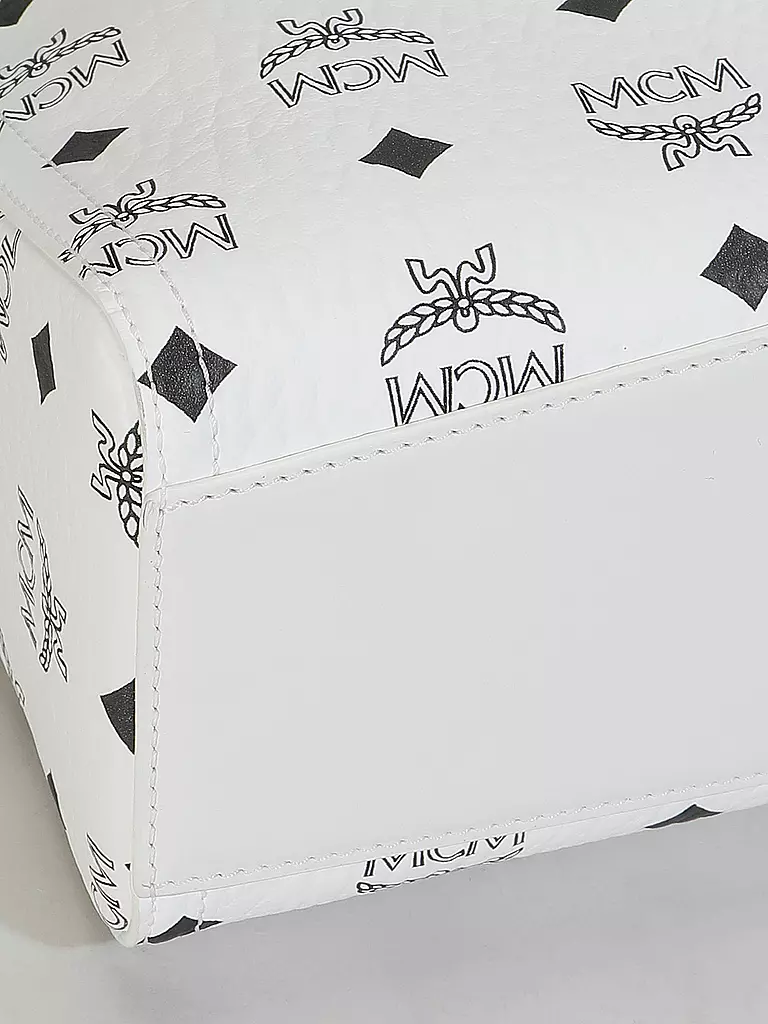MCM | Sac en cuir - Sac bandoulière DIAMANT Small | Blanc
