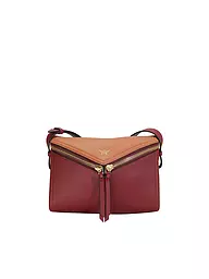 MCM | Sac en cuir - Sac bandoulière DIAMOND Small | Rouge foncé