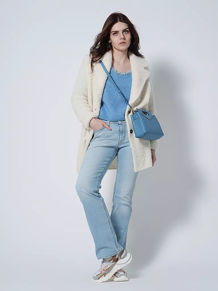 MCM | Sac en cuir - Sac bandoulière DIAMOND SOFT | blau