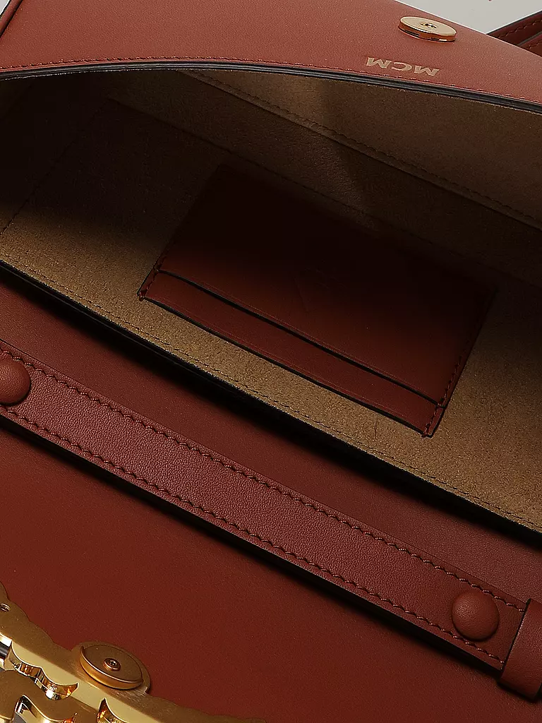 MCM | Sac en cuir - Sac bandoulière HIMMEL Small | braun