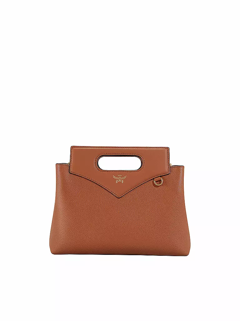 MCM | Sac en cuir - Sac bandoulière SOFT DIAMANT Mini | braun
