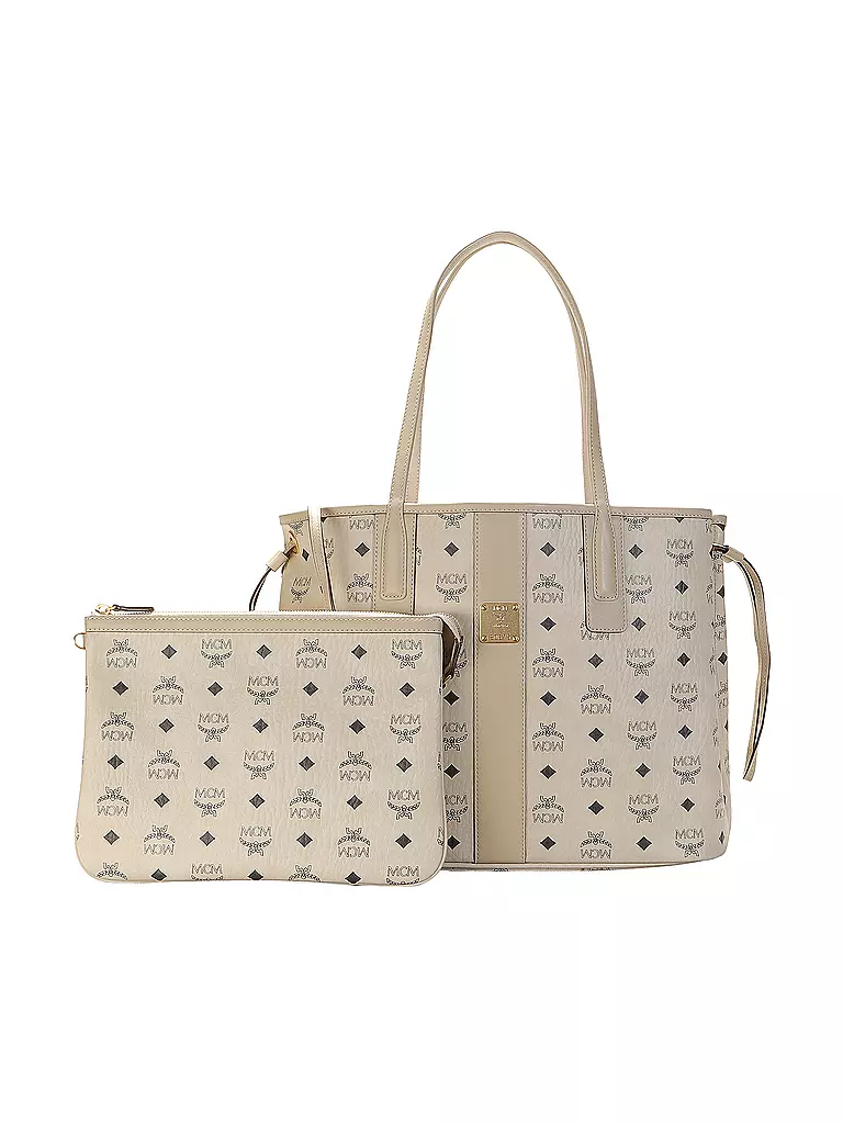 MCM | Sac réversible - Cabas LIZ Medium | beige