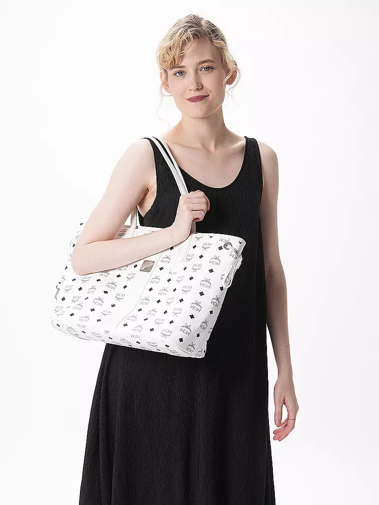 MCM | Sac réversible - Cabas LIZ Medium | weiss