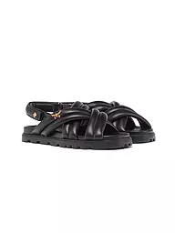 MCM | Sandales en cuir | Noir