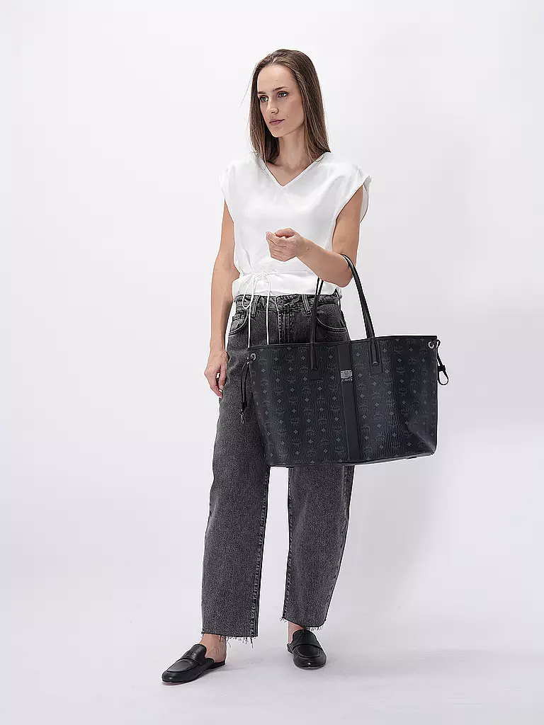 MCM | Shopper réversible LIZ Large | schwarz