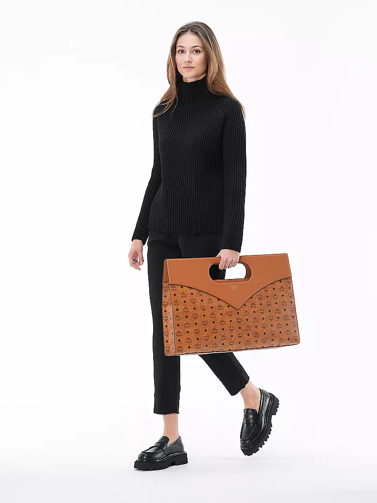 MCM | Tasche - Henkeltasche DIAMOND | Marron