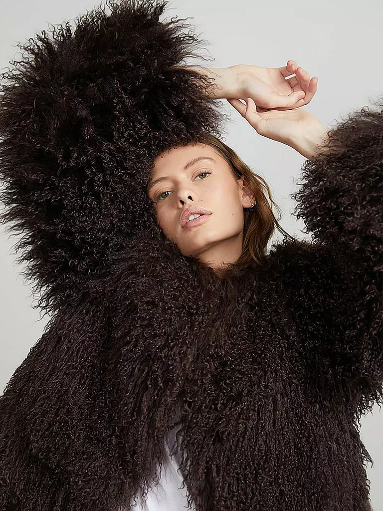 MEOTINE | Felljacke | Noir