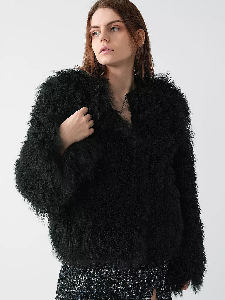 MEOTINE | Felljacke | Noir