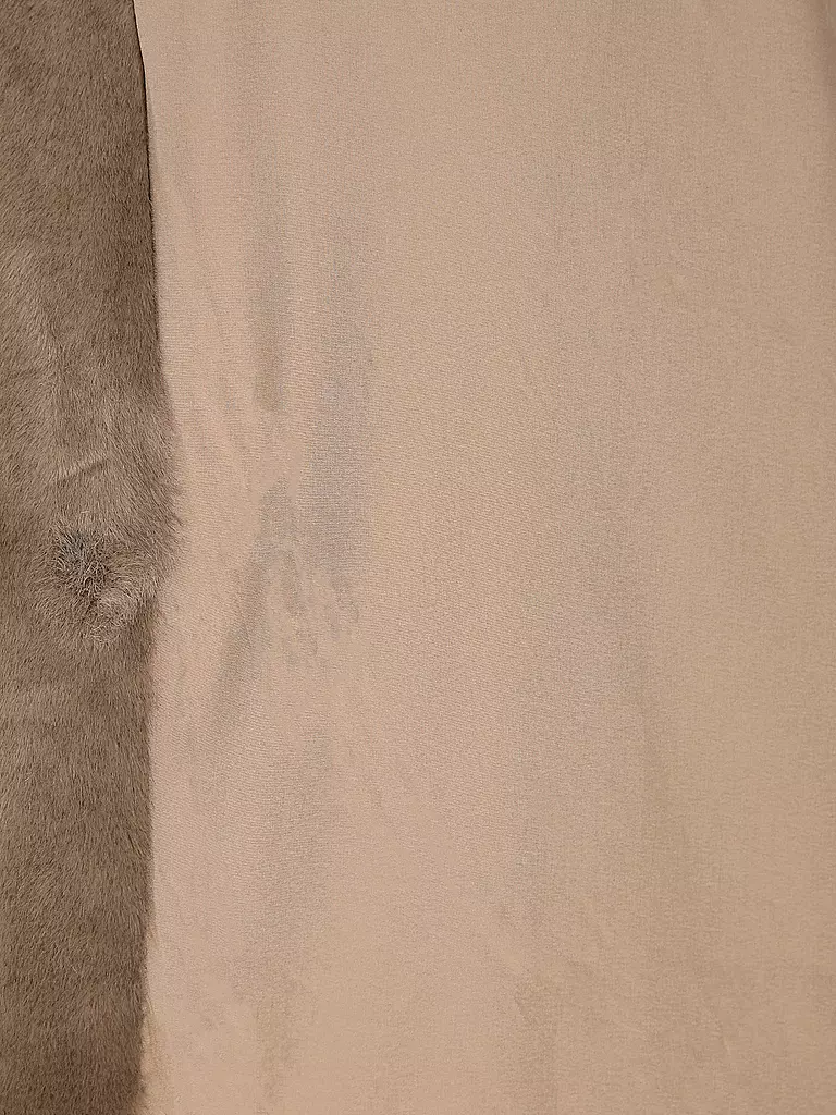 MEOTINE | Manteau en fausse fourrure | Marron clair
