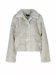 MEOTINE | Veste aspect fourrure | Gris clair