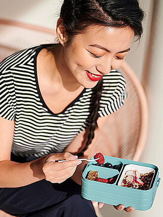 MEPAL | Boîte à lunch BENTO Midi Take a Break 18,5x12cm Vivid Mauve