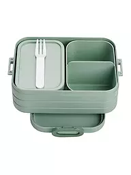 MEPAL | Boîte à lunch BENTO Midi Take a Break 18,5x12cm Nordic Sage | Vert