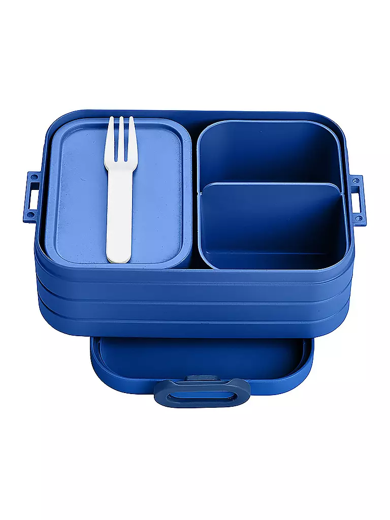 MEPAL | Boîte à lunch BENTO Midi Take a Break 18,5x12cm Vivid Blua | dunkelblau