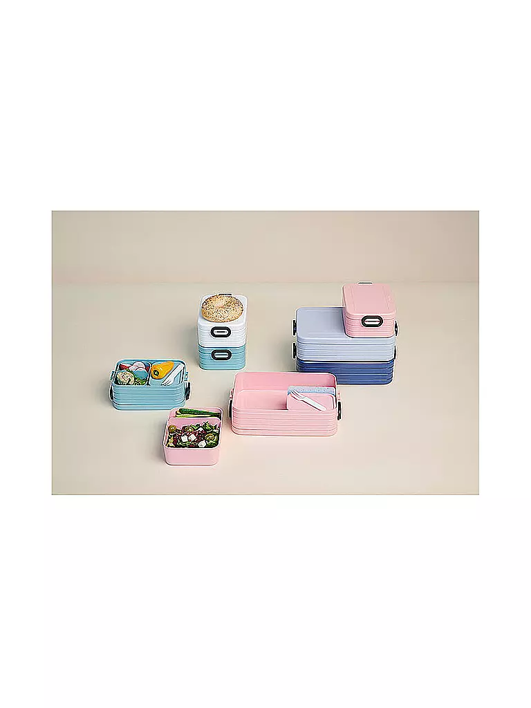 MEPAL | Boîte à lunch BENTO Midi Take a Break 18,5x12cm Vivid Blua | 