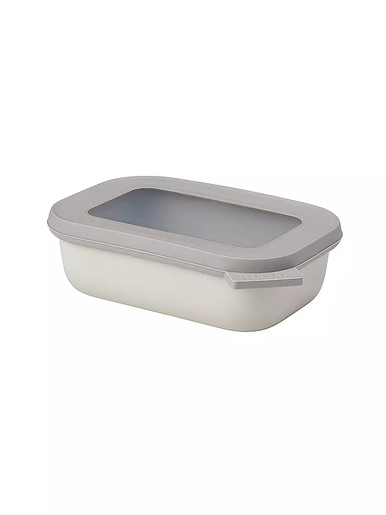 MEPAL | Boîte de conservation - Multibowl Cirqula Plat 0,5l Nordic White | creme
