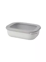 MEPAL | Boîte de conservation - Multibowl Cirqula plat 1l Nordic White | Crème
