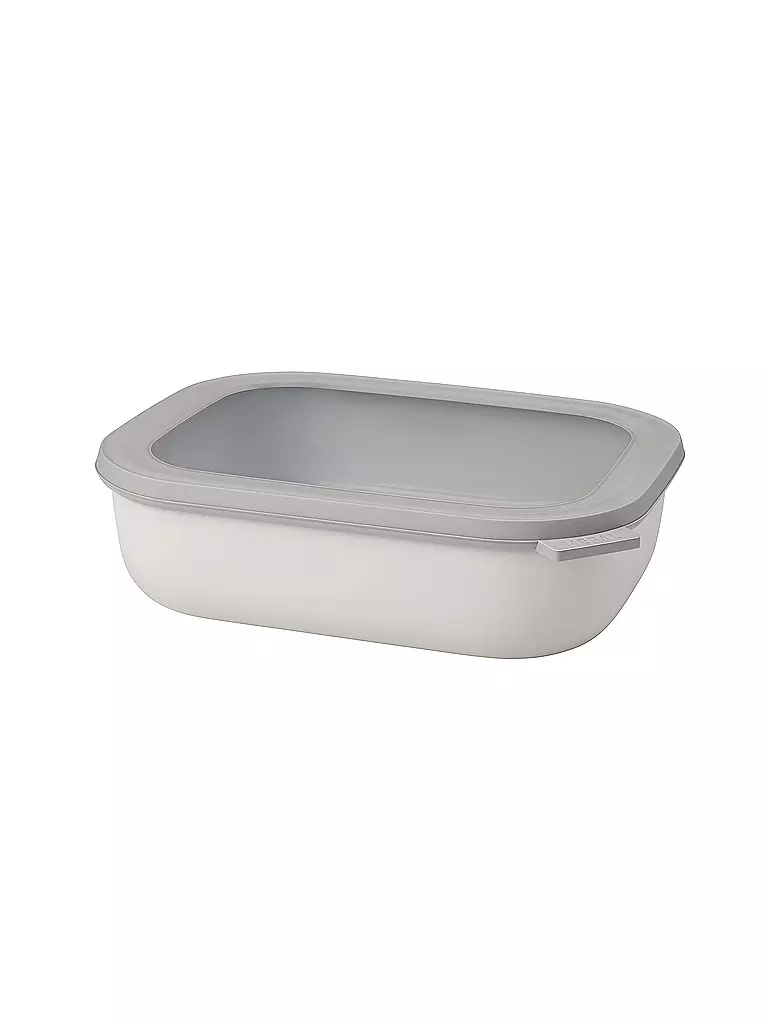 MEPAL | Boîte de conservation - Multibowl Cirqula plat 2l Nordic White | creme