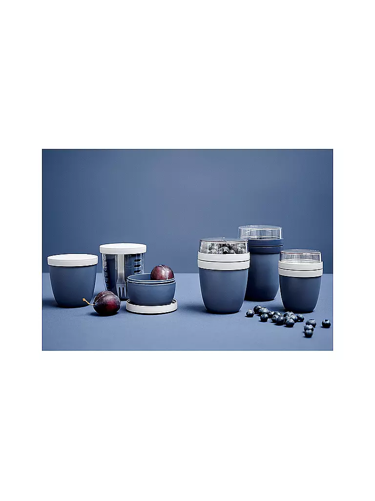MEPAL | Lunchpot ELLIPSE 500 + 200ml Bleu Vif | Bleu foncé
