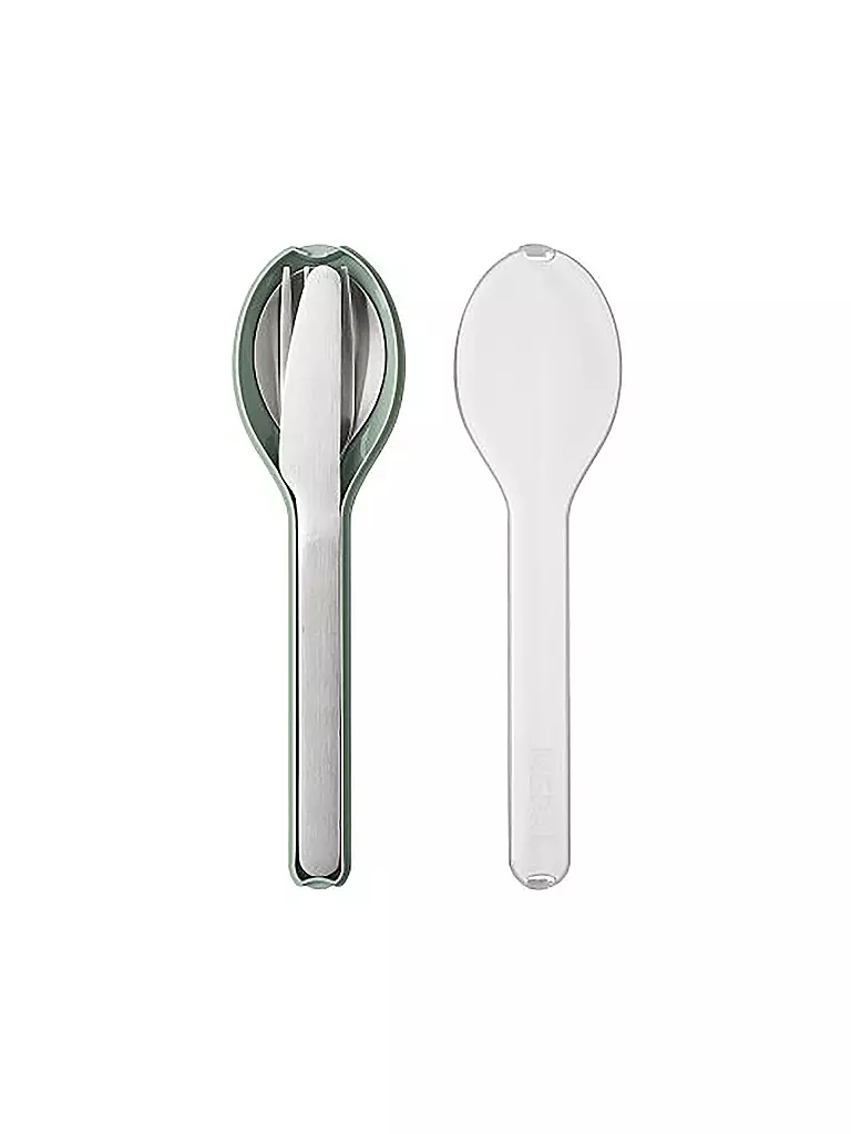 MEPAL | Set de couverts ELLIPSE 3 pièces Nordic Sage | grün
