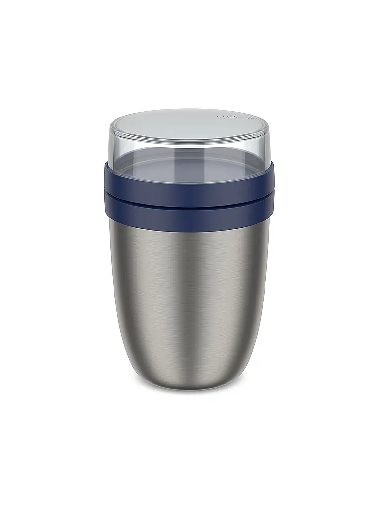 MEPAL | Thermo-Lunchpot Ellipse 0,5/0,2l Edelstahl Vivid Blue | Bleu foncé