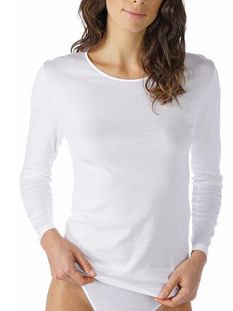 MEY | T-shirt à manches longues NOBLESSE blanc