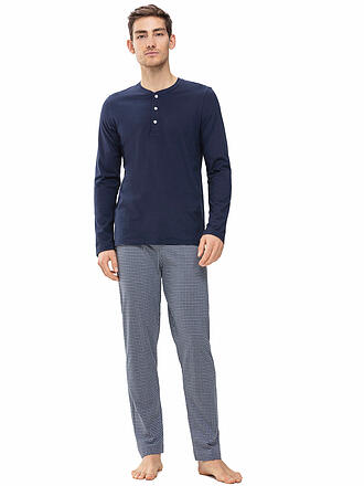 MEY | Haut de pyjama à manches longues yacht blue