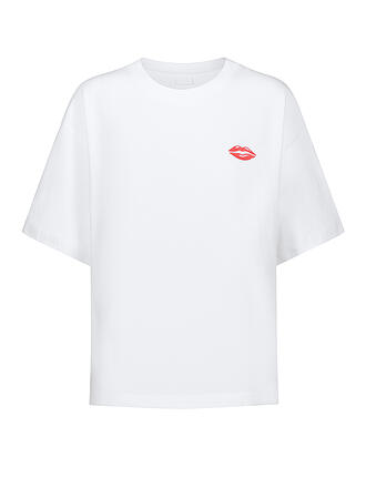 MEY | Pyjamashirt SOLID LOVE blanc