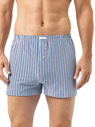 MEY | Boxershorts RASPBERRY STRIPES bleu rêve