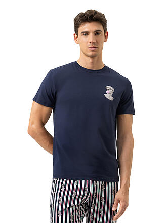 MEY | T-shirt de pyjama MARBLE MUSE yacht blue