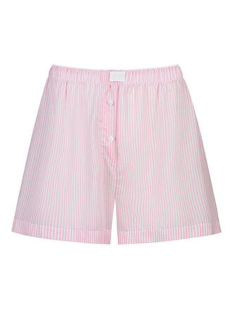 MEY | Shorts de pyjama COTTON STRIPES rose tendre