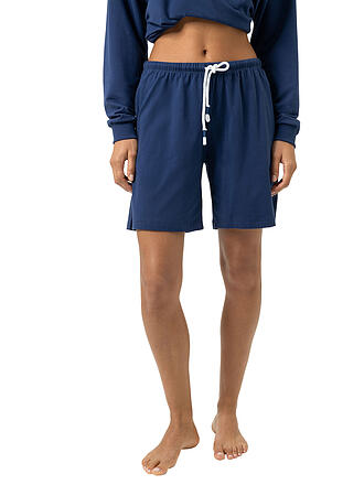 MEY | Pyjamashort SOLID LOVE bleu zodiac