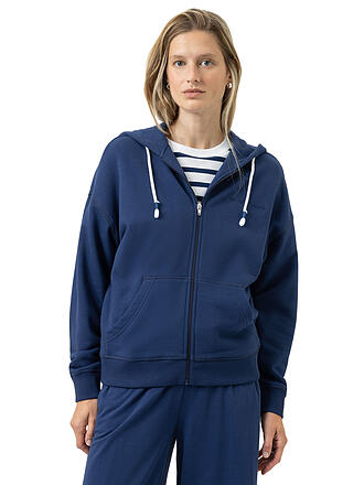 MEY | Veste de survêtement Loungewear MELLOW COTTON blue zodiac
