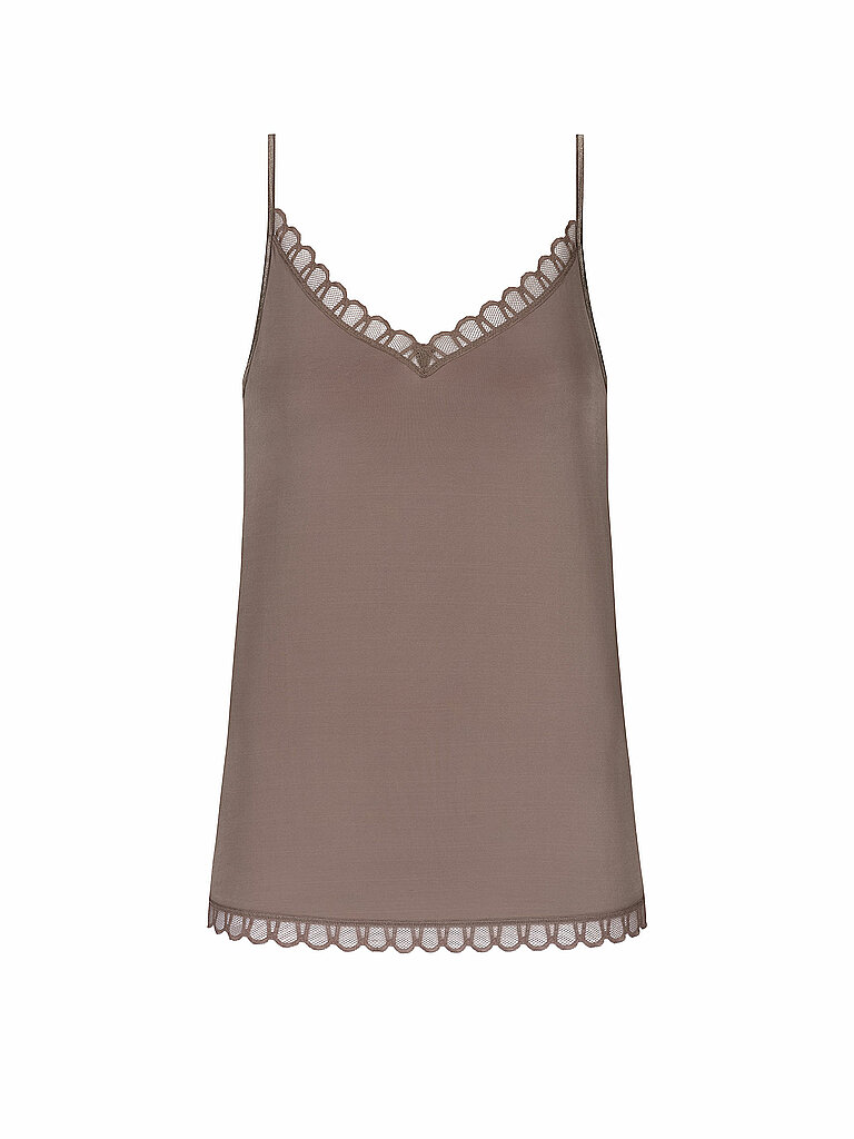 Top - Camisole POETRY TEMPTATION lait et café marron clair L