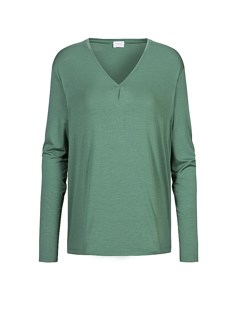 T-shirt manches longues PURE CHIC peat moss vert XL