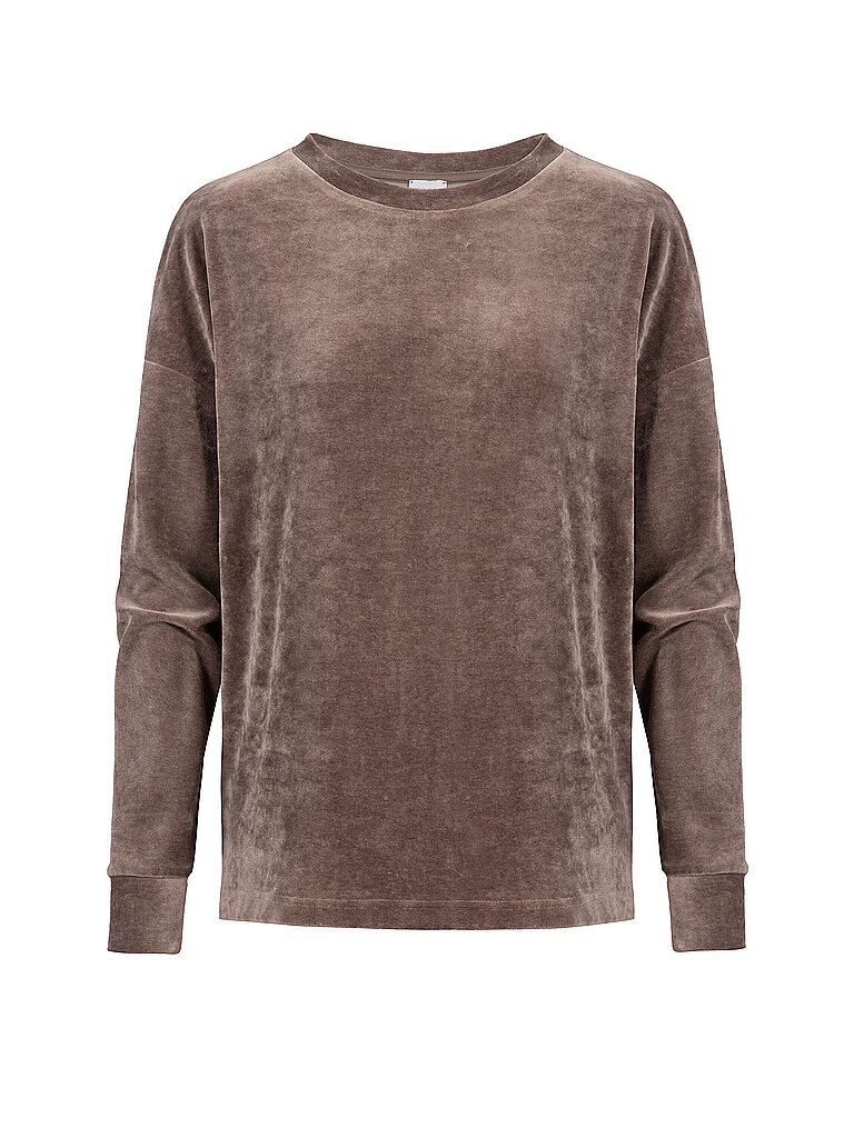 Sweat-shirt de détente VELVET DREAM marron clair L
