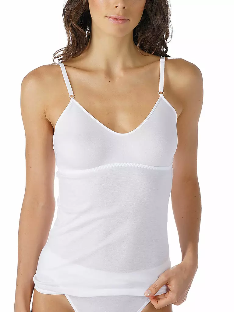 MEY | Débardeur soutien-gorge NOBLESSE blanc | Blanc