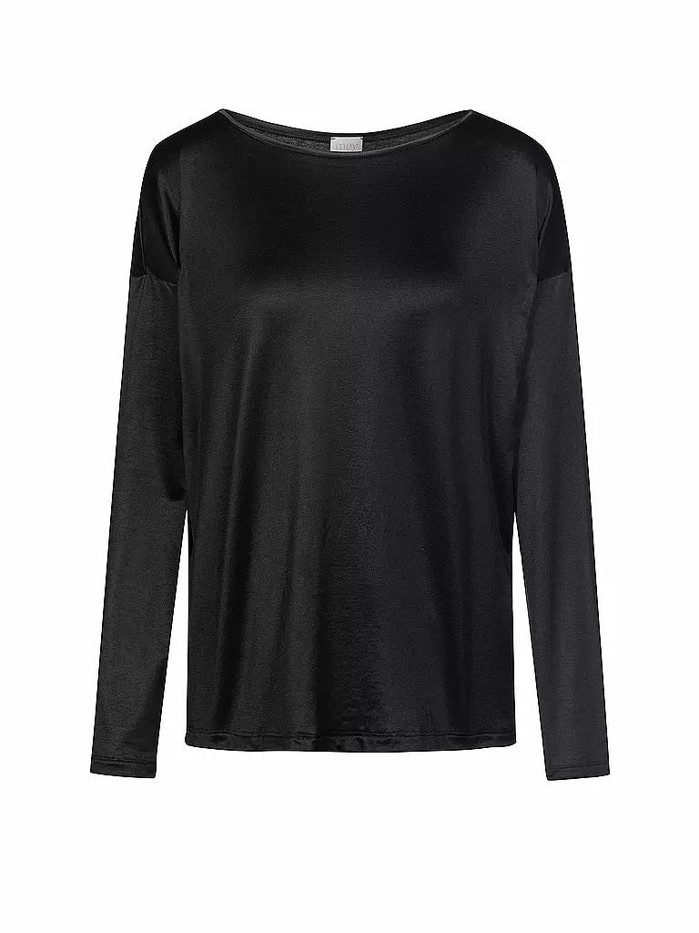 MEY | Langarmshirt NIGHT GLOW black | Noir