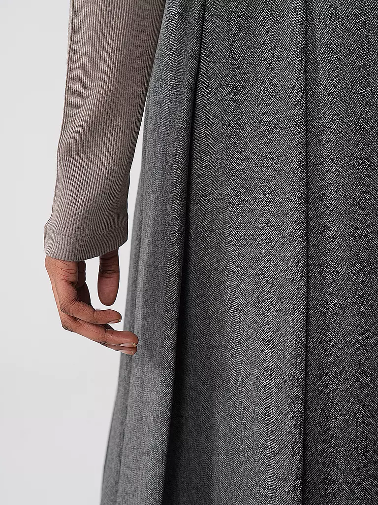 MEY | Langarmshirt WOOL LOVE deep taupe | Marron clair