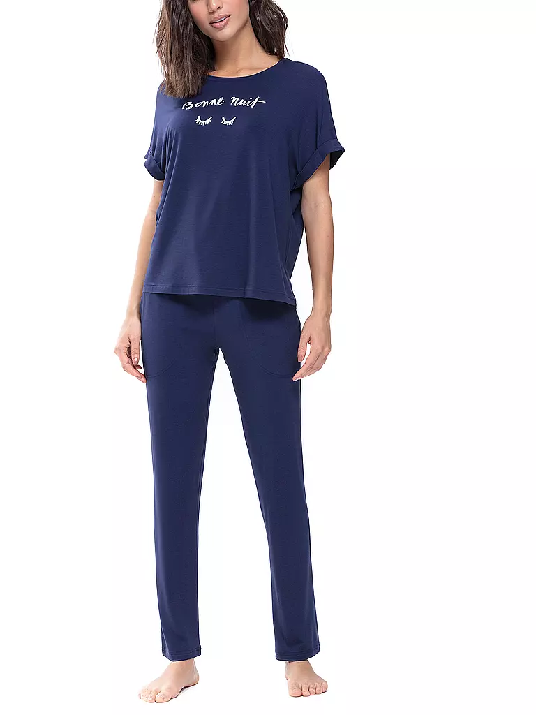 MEY | Loungewear Hose VIVIANA | Bleu foncé