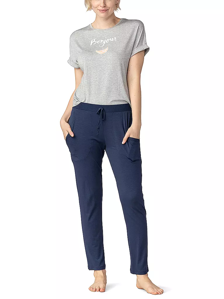 MEY | Loungewear Hose VIVIANA | Bleu foncé