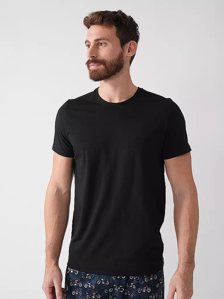 MEY | Loungewear T-Shirt MAGLIA schwarz | Noir