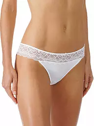 MEY | Mini-slip AMOROUS noir | Blanc