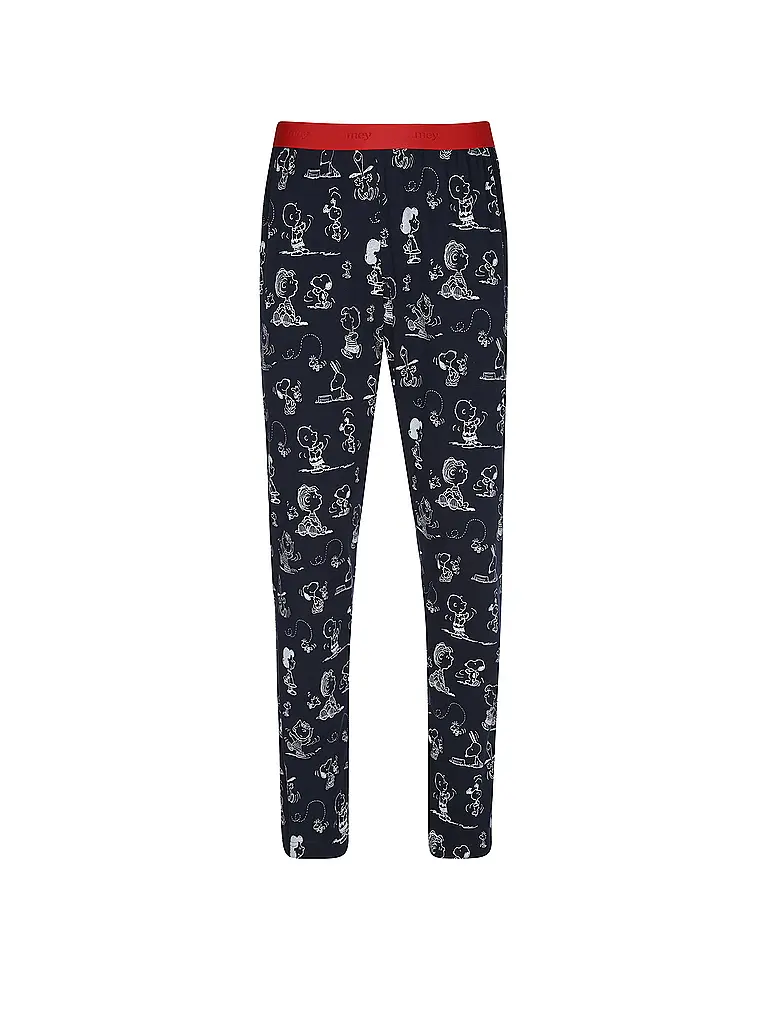 MEY | Nom du produit: Pantalon de pyjama mey x Peanuts | Bleu