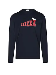 MEY | Nom du produit: Pyjamashirt mey x Peanuts | Bleu